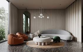 D Villa Living Dining On Behance In 2020 Interior Design Interior Architecture Design Interior