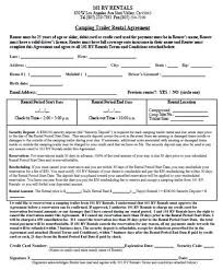 35 printable trailer rental agreement templates pdf template republic