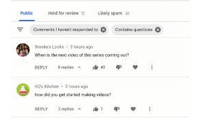 Check spelling or type a new query. Youtube Just Implemented Creators Most Requested Feature To Date Comment Filters Tubefilter