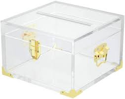 Free shipping on orders over $25 shipped by amazon. Buy Niubee Wedding Card Box Acrylic Wedding Decorate Card Box Brass Decorate Card Holder For Wedding Reception Baby Shower Birthdays Graduations Party Online In Turkey B08k2ms5d4