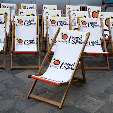 Custom Printed Deck Chair Branded Event Furniture