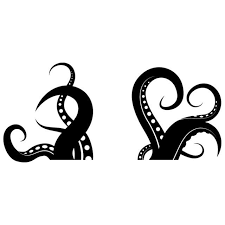 I Liked This Design On Fab Octopus Tentacles 100x46 Black Disney Silhouettes Tentacle Clip Art