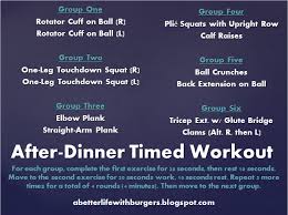 A Better Life With Burgers After Dinner Workout And Luau Muffins After Dinner Workout Fitness Nutrition Dinner