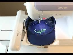 How To Machine Embroider A Hat Youtube
