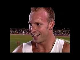 Jai Taurima wins the Mens long jump at the 1996 Brisbane Grand Prix