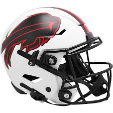 When do the buffalo bills wear the white facemask? Buffalo Bills Lunar Eclipse Authentic Speedflex Alternate Design Nfl Collectibles Open Catalogue Riddell