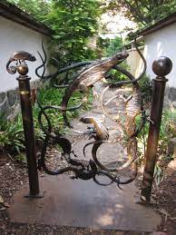 Fun Chameleon Garden Gate Entry Into The Japanese Garden At The Atlanta Botanical Gardens Garden Gates Charming Garden Atlanta Botanical Garden