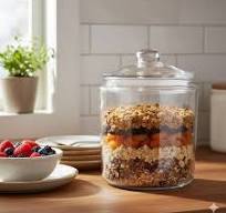 Lynzavix 128 oz. Airtight Shatterproof Food Storage Canister ...