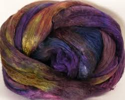 Hand Dyed Cultivated Silk Roving 3 5 Oz Etsy Hand Dyeing Silk Dyeing Dye
