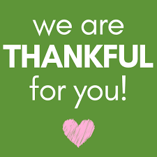 Thank you shows many thanks and appreciate. To All Of Our Customers We Are Thankful For You Intrinsics