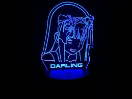 Customizable Zero Two Led Lamp Zero Two Anime Wallpaper Live Cute Anime Wallpaper