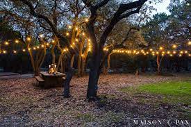 Use this guide to learn how to hang outdoor string lights in different ways. How To Hang Outdoor String Lights Maison De Pax