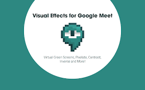 Video meetings are encrypted in transit and our array of safety measures are continuously updated for added protection. Visual Effects For Google Meet