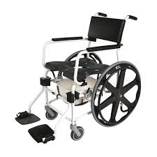 All of our shower chairs use a textured plastic material which prevents slipping even when wet. Activeaid 600 Shower Commode Chair W 24 Rear Wheels Shower Commode Chairs