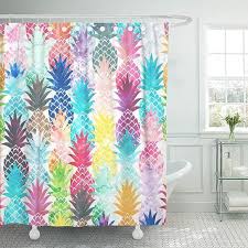 We did not find results for: Buy Pink Pineapples Hawaiian Pineapple Pattern Tropical Watercolor Teal Bright Bathroom Decor Bath Shower Curtain 60x72 Inch By Wallis Flora On Dot Bo