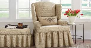 Shop for surefit wingback recliner slipcover online at target. Sure Fit Slipcovers New Arrival Pen Pal Waverly By Sure Fit Design Slipcovers For Chairs Wingback Chair Slipcovers Furniture Slipcovers