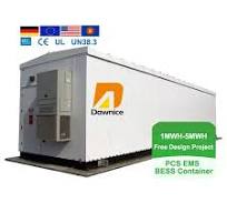Price 1mw 6.5mwh 5 Mwh 10mw Energy Storage Container BESS Lithium Battery Solar Power 40ft 1 Mw Container Energy Storage System
