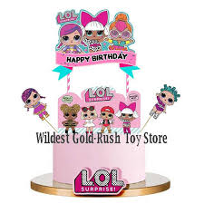 Selamat ulang tahun anakku tersayang. 24pcs Lol Kejutan Boneka Kue Buah Plug In Anak Anak Ulang Tahun Perlengkapan Pesta Plugin Lol Kejutan Ulang Tahun Mainan Set 10cm Aksi Figur Aliexpress