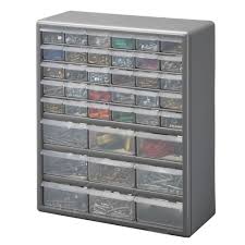 The doors and drawers are stainless steel and casing is powder coated steel. Stack On 39 Compartment Storage Small Parts Organizer Ds 39 The Home Depot Small Parts Organizer Hardware Storage Small Parts Storage