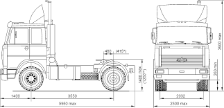 Maz 543205 020 Free Truck Blueprint Id 6653