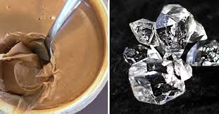 Can You Really Make Diamonds With Peanut Butter And Hot Coal Peanut Butter Butter Tricks Diy Crystals