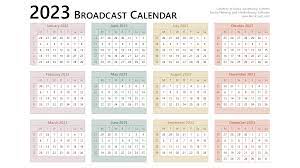 Rab Broadcast Calendar 2023