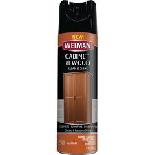 It is also a good idea to wipe in gentle circular motions. Weiman Cabinet And Wood Cleaner And Polish 596 The Home Depot