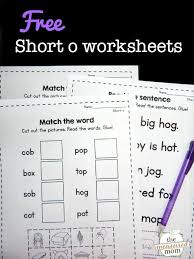 To download/print, click on the button bar on the bottom of the. Worksheets For Short O Words The Measured Mom