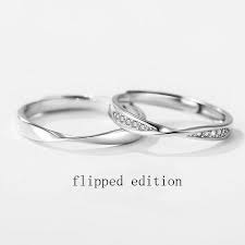 Mobius Couple Opening Rings Japanese And Korean Fashion Original Design Couple Wedding Rings Wedding Ring Designs Wedding Rings