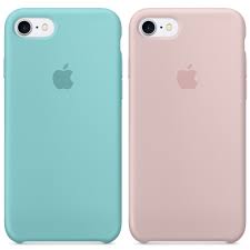 Apple Silicone Case For Iphone 7 Sea Blue Pink Sand Apple Phone Case Iphone Phone Cases Iphone