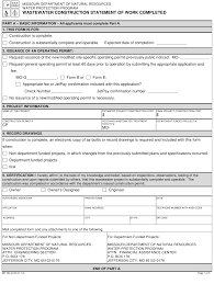The steps of testing a backflow device. Form Mo780 2155 Download Fillable Pdf Or Fill Online Wastewater Construction Statement Of Work Completed Missouri Templateroller