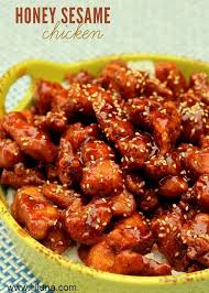 Honey Sesame Chicken Sesame Chicken Recipe Recipes Food