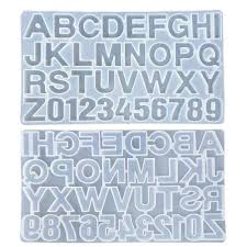 Letras degradê para se inspirar confira esses moldes personalizados: Diy Cristal Cola Epoxy Numeros 26 Letras Molde Espelho Alto Artesanato Que Faz O Molde De Silicone Equipamentos E Ferramentas P Joias Aliexpress