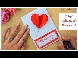 Some (!) however, may be more suitable. How To Make Easy Valentine S Day Card Handmade Card Diy Greeting Cards For Valentine S Day Card Youtub Greeting Cards Diy Cards Handmade Simple Valentine