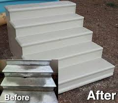 How to repair cracked concrete stair treads | doityourself.com. How To Seal Outdoor Concrete Steps Laptrinhx News