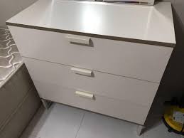Organize your bedroom with smart dressers from ikea, at low prices. Ikea Trysil Chest Of 3 Drawers Fixed Up But Not Used Furniture Home Living Furniture Tables Sets On Carousell