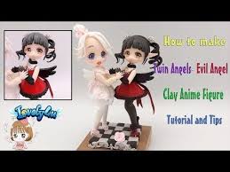 92 Angels Air Dry Clay Sculpture Clay Tutorial Anime Figure Diy Lovely4u Youtube Sculpture Clay Air Dry Clay Anime