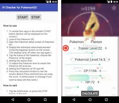 You can now get your iv without exiting the game! Iv Calculator For Pokemon Go Apk Download For Android Latest Version 0 2 0 Com Andcreate App Pokemon Go Iv Checker