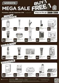 That's why beauty insider created this list of the top makeup products which you can purchase in sasa at johor bahru. Watsons Mega Sale Buy 1 Free 1 Promotion 3 August 2018 3 September 2018