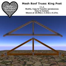 Maybe you would like to learn more about one of these? Second Life Marketplace Mesh Roof Truss Queen Post Mother Mccridhe S Assundries