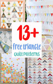 Quilting has long been a favorite pastime of crafters, and the results are often beautiful and unique. 13 Free Triangle Quilt Patterns For Beginners Coral Co