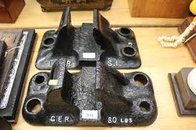 Great Eastern Railway rail chair 1888, LNER