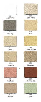 Empire Blended Stucco Color Chart