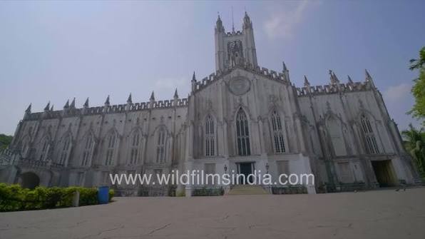 St. Paul’s Cathedral Kolkata:This stunning example of Gothic Revival architecture