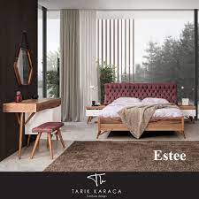 soguk kis gecelerinde sicacik bir uyku keyfini estee ile yasayin tarikkaraca mobilya furniture ahsap woo furniture bed furniture modern bedroom furniture