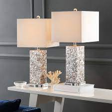 Homer Two Light Shell Table Lamps Set Of 2 Cream In 2021 Lamp Sets Table Lamp Sets Lamp