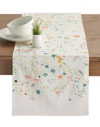 Amazon Com Maison D Hermine Colmar 100 Cotton Table Runner 14 5 Inch By 72 Inch Home Kitchen Easterdecorideas Eas Table Runner Size Decor Painted Table
