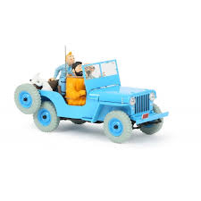 Item 1 disney pixar my busy books cars 3~ includes storybook, play mat & 12 figurines. 1 24 Scale Car 04 The Blue Jeep Figurines Objects Boutique Tintin Com Tintin Boutique