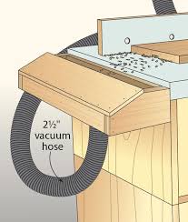 Even With A Dust Collector Hose Attached To My Router Table S Fence Chips And Sawdust Still Manage To Escape Generally T Woodworking Woodworking Shop Wood Diy