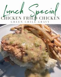 Join us for lunch! Today's special is a chicken fried chicken with choice  of sides. What are you choosing?